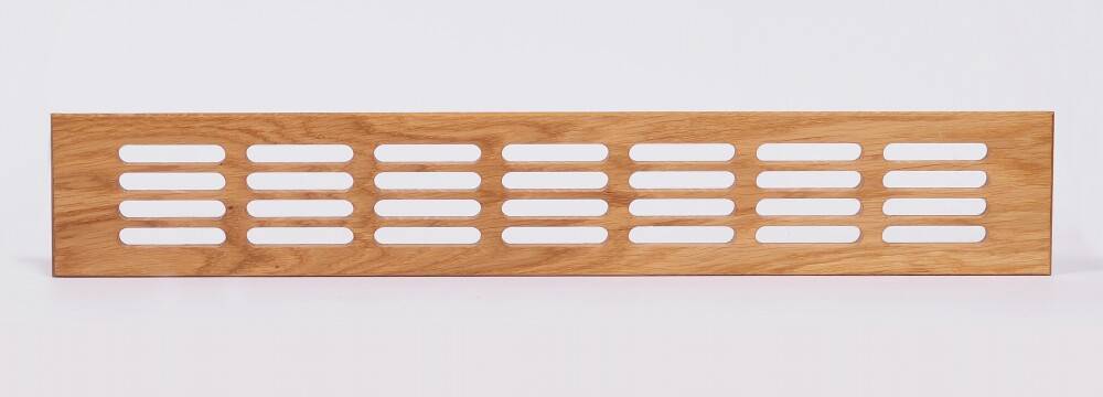 griglia di aerazione in legno 600*100 mm